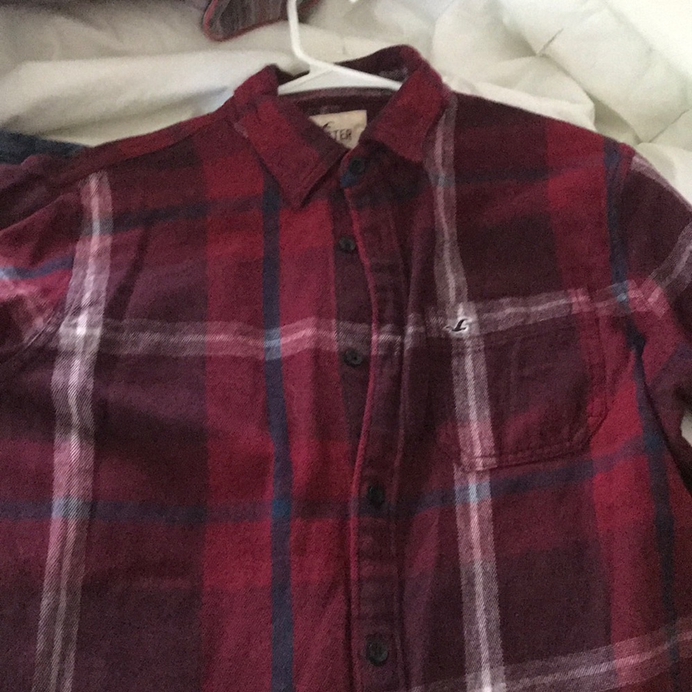 Hollister Long Sleeve Flannel Buttondown